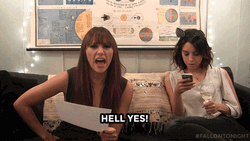 Rashida Jones Excited Yes GIF