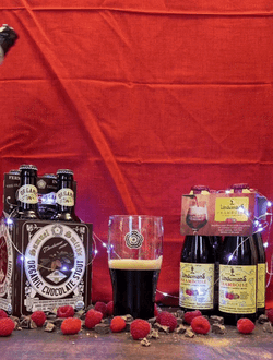 Raspberry Beer Cheers GIF