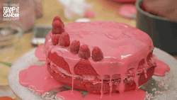Raspberry Pink Baking GIF