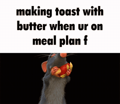 Rat Eating Strawberry Making Toast With Butter When Ur On Meal Plan