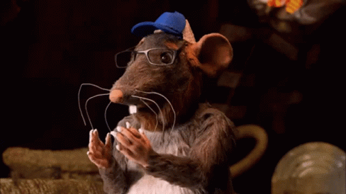 Rat With Confetti Woohoo GIF