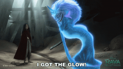 Rava The Last Dragon Girl And Blue Dragon GIF