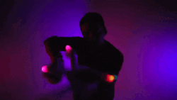 Rave Gloving Dance Party  GIF