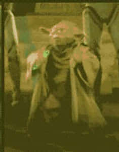 Rave Party Yoda GIF