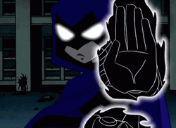 Raven Black Power Hand GIF