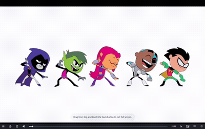 Raven Starfire And Robin Cartoon Characters GIF