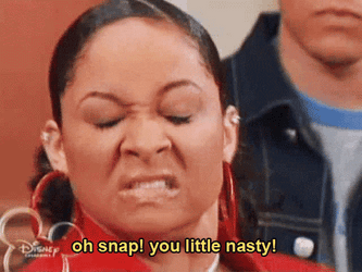 Raven Symone Oh Snap You Little Nasty Girl GIF