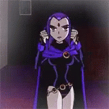 Raven Wearing Hoodie GIF