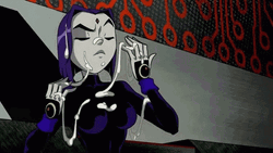Raven With Sticky Liquid GIF