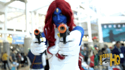 Raven X-Men Cosplay GIF