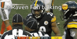 Ravens Fan Talking GIF