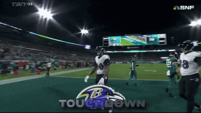 Ravens Football Game On TSNF GIF
