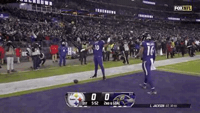 Ravens Football Game On TSNF GIF