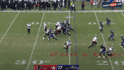 Ravens Football Game With Trophy Smack.com Sign GIF
