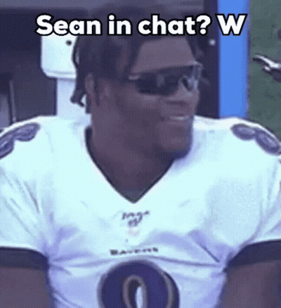 Ravens Football Player In Sunglasses And White Jersey GIF