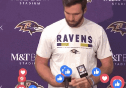 Ravens Hand Gesture GIF