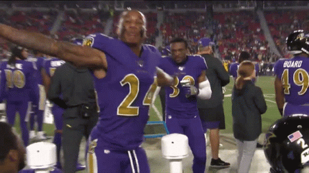 Ravens Peters Turning Around GIF