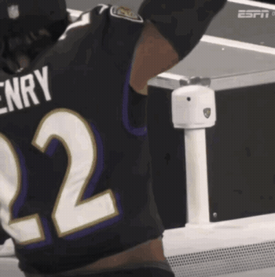 Ravens Player Number 22 GIF