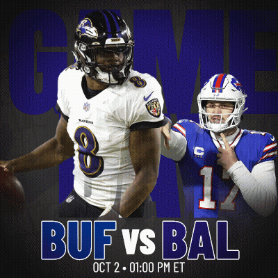 Ravens Vs Bills Football Flyer GIF