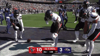Ravens Vs Houston Texans Football Game GIF