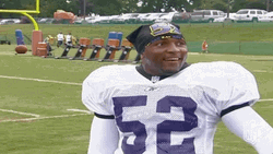 Ray Lewis Cracking Up GIF