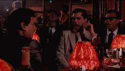 Ray Liotta Chuckling With The Gang GIF