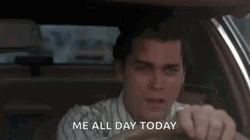 Ray Liotta Driving All Day Today GIF