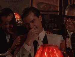 Ray Liotta Hysterical Laugh GIF