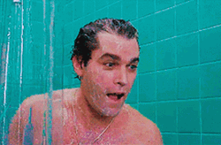 Ray Liotta Laughing In Shower GIF