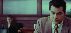 Ray Liotta Stare Up Nodding GIF