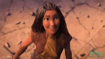 Raya Smiling GIF