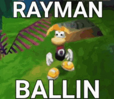 Rayman Ballin Cartoon Character GIF