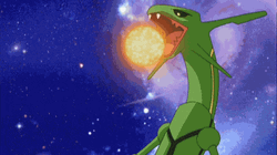 Rayquaza Fire Manipulation Attack GIF