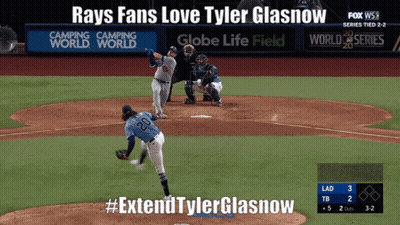 Rays Fans Love Tyler Glasnow And #Extend Tylerglasnow GIF