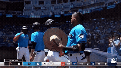 Rays Vs Padres Baseball Game Underway GIF