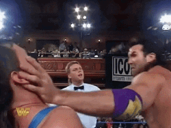Razor Ramon Chopping The 123 Kid GIF