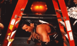 Razor Ramon Passing Under Ladder GIF