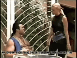 Razor Ramon Talking To Beautiful Woman GIF
