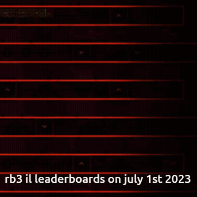 RB3 Il Leaderboards On July 1St 2023 Black Background GIF
