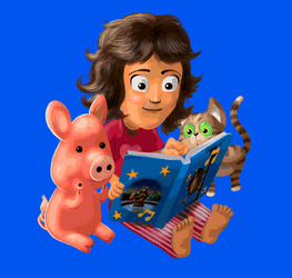 Reading Bed Time Stories GIF