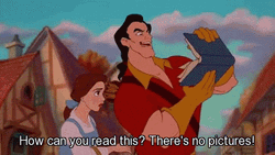 Reading Is Fundamental Gaston And Belle GIF