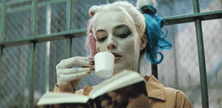 Reading Is Fundamental Harley Quinn GIF
