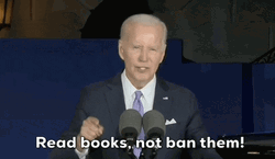 Reading Is Fundamental Joe Biden Read Not Ban GIF