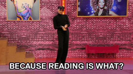 Reading Is Fundamental RuPaul's Drag Race GIF