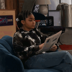 Reading Newspaper Focus Paramount GIF