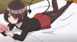 Reading Succubus Tiny Devil GIF