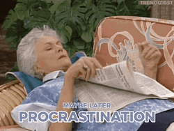 Ready For My Afternoon Procrastination GIF