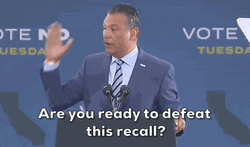 Ready To Defeat This Recall Gavin Newsom GIF