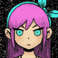 Real Aubrey Emotions Omori Neutral Face GIF