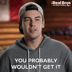 Real Bros You Wouldn't Get It GIF
